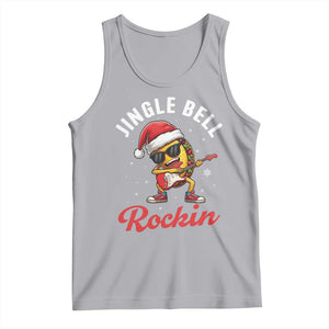 Funny Taco Christmas Tank Top Jingle Bell Rockin TS14 Athletic Heather Print Your Wear