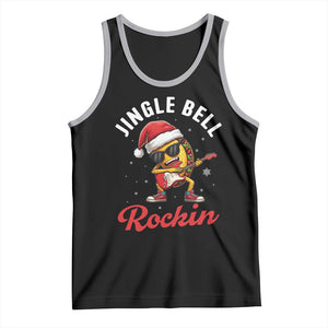 Funny Taco Christmas Tank Top Jingle Bell Rockin TS14 Black Athletic Heather Print Your Wear