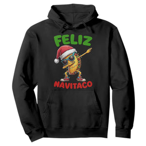 Funny Taco Mexican Christmas Hoodie Feliz Navitaco TS14 Black Print Your Wear