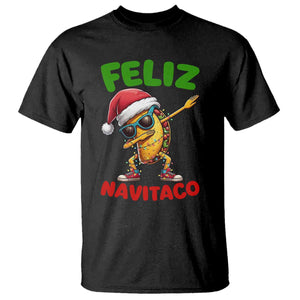 Funny Taco Mexican Christmas T Shirt Feliz Navitaco TS14 Black Print Your Wear