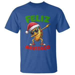Funny Taco Mexican Christmas T Shirt Feliz Navitaco TS14 Royal Blue Print Your Wear