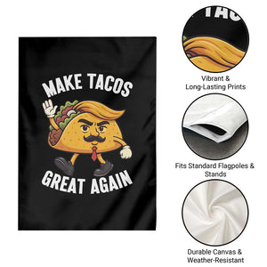Taco Trump Mexican Garden Flag Make Tacos Great Again TS14 Print Your Wear