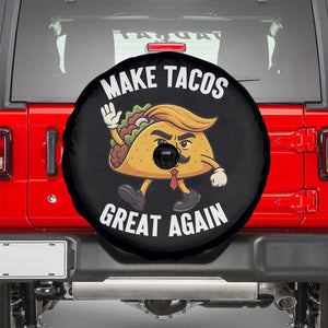 Taco Trump Mexican Spare Tire Cover Make Tacos Great Again TS14 Black Print Your Wear