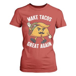 Taco Trump Mexican T Shirt For Women Make Tacos Great Again - Print Your Wear