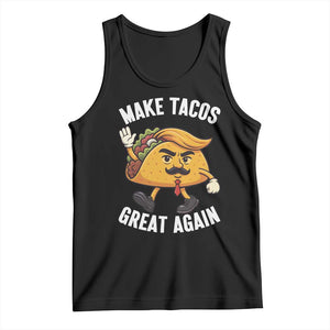 Taco Trump Mexican Tank Top Make Tacos Great Again TS14 Black Print Your Wear