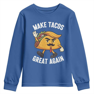 Taco Trump Mexican Youth Sweatshirt Make Tacos Great Again - Print Your Wear