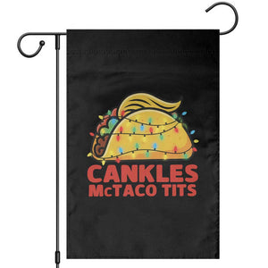Taco Trump Mexican Christmas Garden Flag Cankles McTaco Tits TS14 Black Print Your Wear