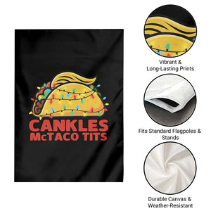 Taco Trump Mexican Christmas Garden Flag Cankles McTaco Tits TS14 Print Your Wear