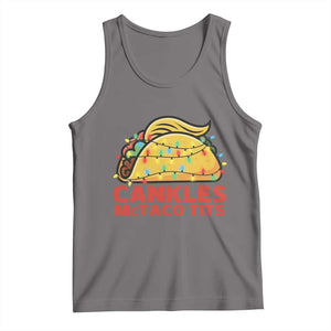 Taco Trump Mexican Christmas Tank Top Cankles McTaco Tits TS14 Deep Heather Print Your Wear