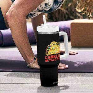 Taco Trump Mexican Christmas Tumbler With Handle Cankles McTaco Tits TS14 Print Your Wear