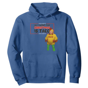 Funny Taco Trump Mexican Hoodie All I Want For Christmas Is Taco TS14 Royal Blue Print Your Wear