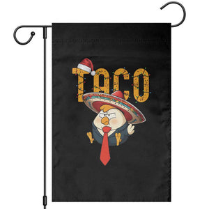Funny Taco Trump Mexican Christmas Garden Flag TS14 Black Print Your Wear