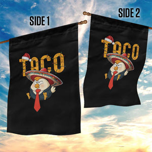Funny Taco Trump Mexican Christmas Garden Flag TS14 Print Your Wear