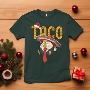 Funny Taco Trump Mexican Christmas T Shirt TS14 Dark Forest Green Print Your Wear