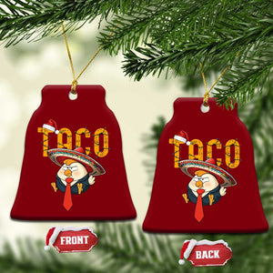 Funny Taco Trump Mexican Christmas Ceramic Ornament TS14 Print Your Wear