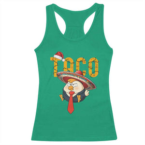 Funny Taco Trump Mexican Christmas Racerback Tank Top TS14 Irish Green Print Your Wear
