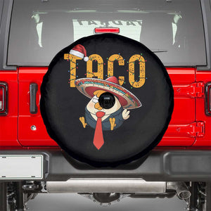 Funny Taco Trump Mexican Christmas Spare Tire Cover TS14 Black Print Your Wear