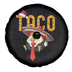 Funny Taco Trump Mexican Christmas Spare Tire Cover TS14 Print Your Wear