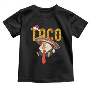 Funny Taco Trump Mexican Christmas Toddler T Shirt TS14 Black Print Your Wear