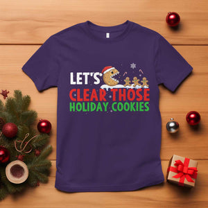 Tech Support Christmas T Shirt Let Is Clear Those Holiday Cookies TS14 Purple Print Your Wear