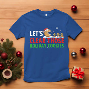 Tech Support Christmas T Shirt Let Is Clear Those Holiday Cookies TS14 Royal Blue Print Your Wear