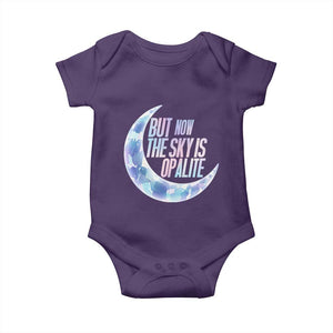 The Sky Is Opalite Moonstone Mystical Crystal Lover Baby Onesie TS14 Purple Print Your Wear