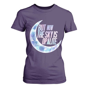The Sky Is Opalite Moonstone Mystical Crystal Lover T Shirt For Women TS14 Purple Print Your Wear