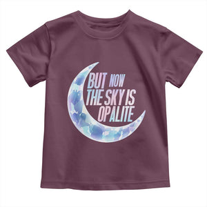 The Sky Is Opalite Moonstone Mystical Crystal Lover Toddler T Shirt TS14 Maroon Print Your Wear