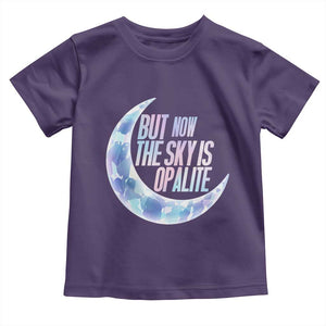 The Sky Is Opalite Moonstone Mystical Crystal Lover Toddler T Shirt TS14 Purple Print Your Wear