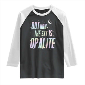 Opalite Costume Mystical Crystal Lover Raglan Shirt TS14 Black White Print Your Wear