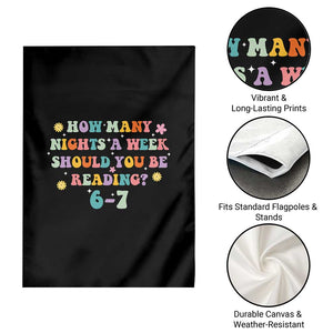 67 Six Seven Meme Garden Flag Funny Reading Book Lover TS14 Print Your Wear