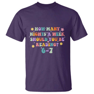 67 Six Seven Meme T Shirt Funny Reading Book Lover TS14 Purple Print Your Wear