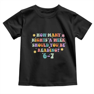 67 Six Seven Meme Toddler T Shirt Funny Reading Book Lover TS14 Black Print Your Wear