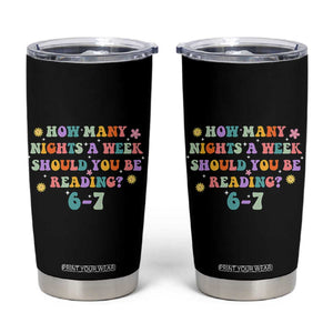 67 Six Seven Meme Tumbler Cup Funny Reading Book Lover TS14 Black Print Your Wear