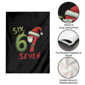67 Six Seven Christmas Meme Garden Flag Funny Santa Xmas TS14 Print Your Wear