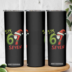 67 Six Seven Christmas Meme Skinny Tumbler Funny Santa Xmas TS14 Print Your Wear
