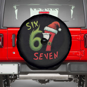 67 Six Seven Christmas Meme Spare Tire Cover Funny Santa Xmas TS14 Black Print Your Wear