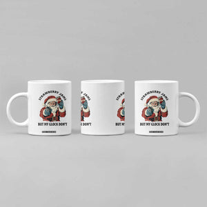 Funny Santa Gun Christmas Coffee Mug Strawberry Jams But My Gun Do Not TS14 Print Your Wear