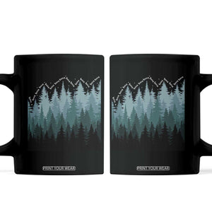 Hoa Hoa Hoa Coffee Mug Twilight Lover Pine Forest Cozy TS14 Black Print Your Wear