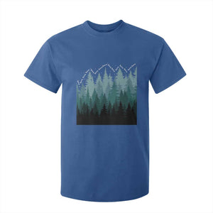 Hoa Hoa Hoa T Shirt For Kid Twilight Lover Pine Forest Cozy TS14 Royal Blue Print Your Wear