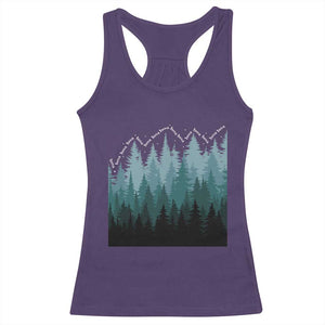 Hoa Hoa Hoa Racerback Tank Top Twilight Lover Pine Forest Cozy TS14 Purple Print Your Wear