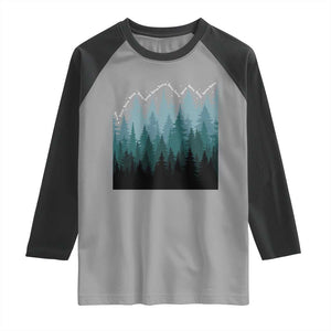 Hoa Hoa Hoa Raglan Shirt Twilight Lover Pine Forest Cozy TS14 Sport Gray Black Print Your Wear
