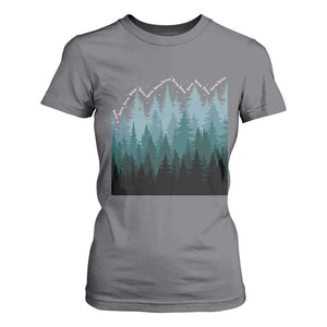 Hoa Hoa Hoa T Shirt For Women Twilight Lover Pine Forest Cozy TS14 Charcoal Print Your Wear