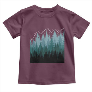 Hoa Hoa Hoa Toddler T Shirt Twilight Lover Pine Forest Cozy TS14 Maroon Print Your Wear