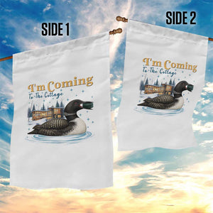 I Am Coming To The Cottage Garden Flag Stupid Canadian Wolf Bird TS14 Print Your Wear