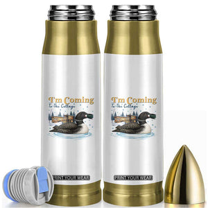 I Am Coming To The Cottage Bullet Tumbler Stupid Canadian Wolf Bird TS14 White Print Your Wear