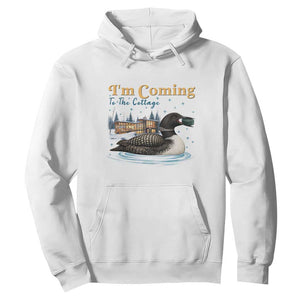 I Am Coming To The Cottage Hoodie Stupid Canadian Wolf Bird TS14 White Print Your Wear