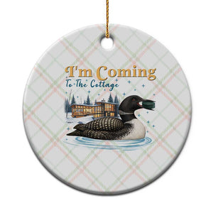 I Am Coming To The Cottage Ceramic Ornament Stupid Canadian Wolf Bird TS14 1pc Christmas Plaid Print Your Wear