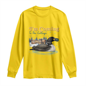 I Am Coming To The Cottage Long Sleeve Shirt Stupid Canadian Wolf Bird TS14 Daisy Print Your Wear