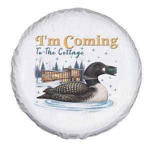 I Am Coming To The Cottage Spare Tire Cover Stupid Canadian Wolf Bird TS14 Print Your Wear